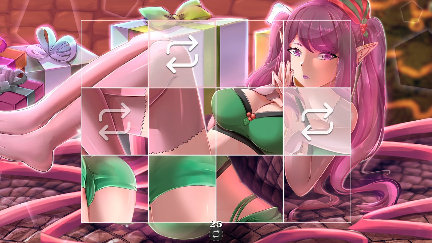Elves Christmas Hentai Puzzle