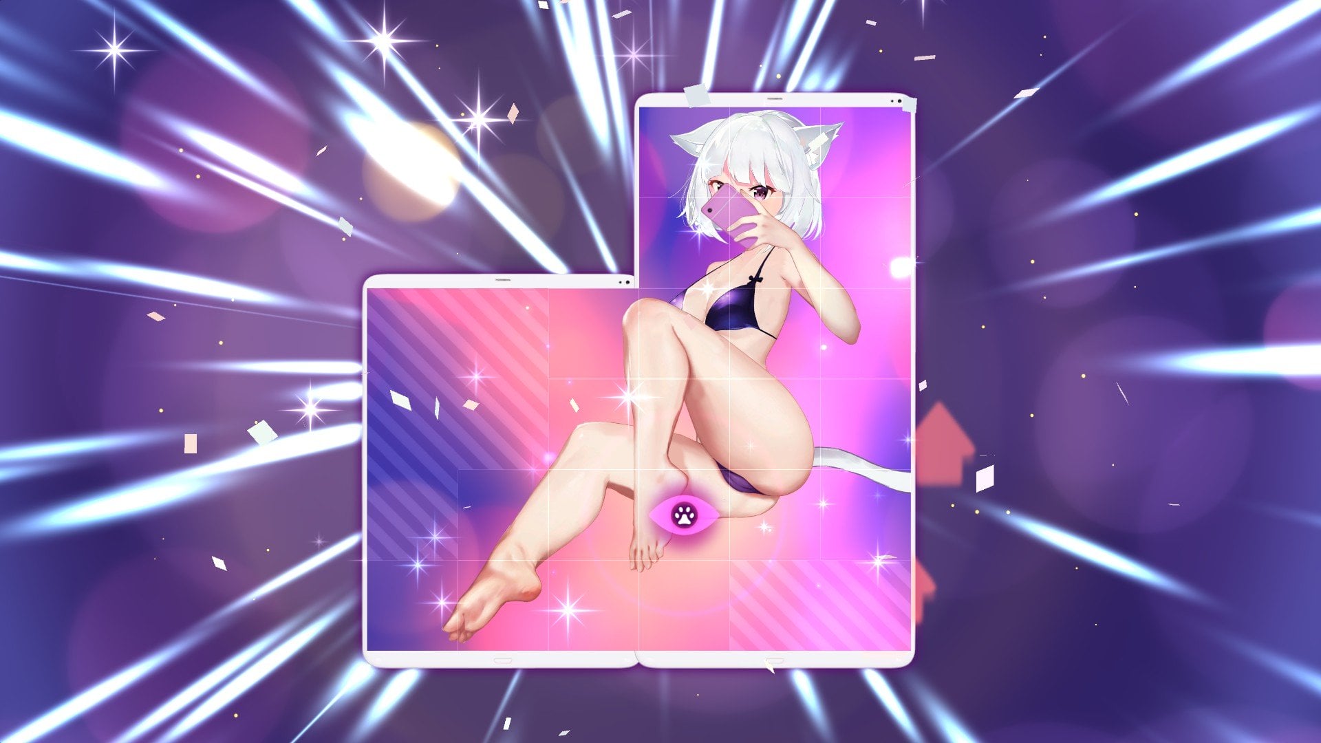 Hentai Mosaique Neko Waifus 2