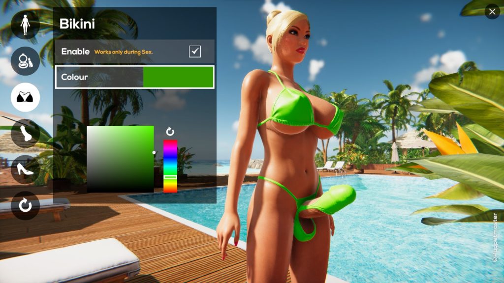 Sensual Adventures 5 bikini color customization